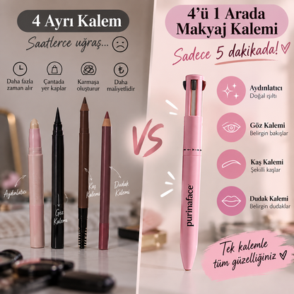 4'ü 1 arada Makyaj Kalemi
